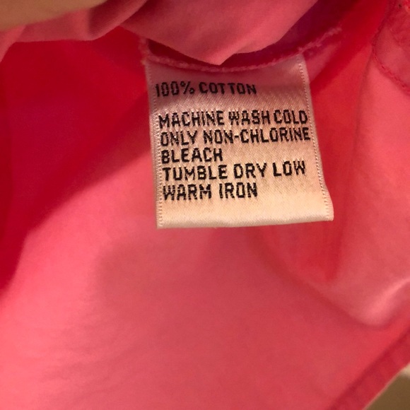 Talbots Hot Pink Button-Up - Picture 5 of 5